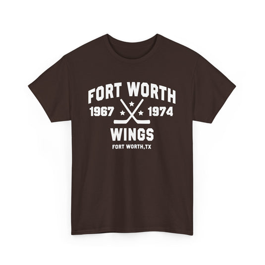 Fort Worth Wings Texas Central Hockey League 1967-1974 T-shirt