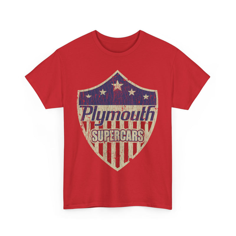 Load image into Gallery viewer, Plymouth Supercars Logo Nostalgic Car T-shirt
