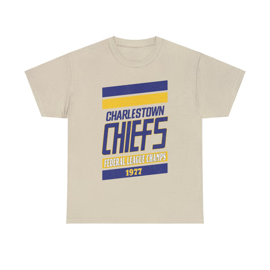 Charlestown Chiefs Slap Shot 1977 Hockey Nostalgic T-shir