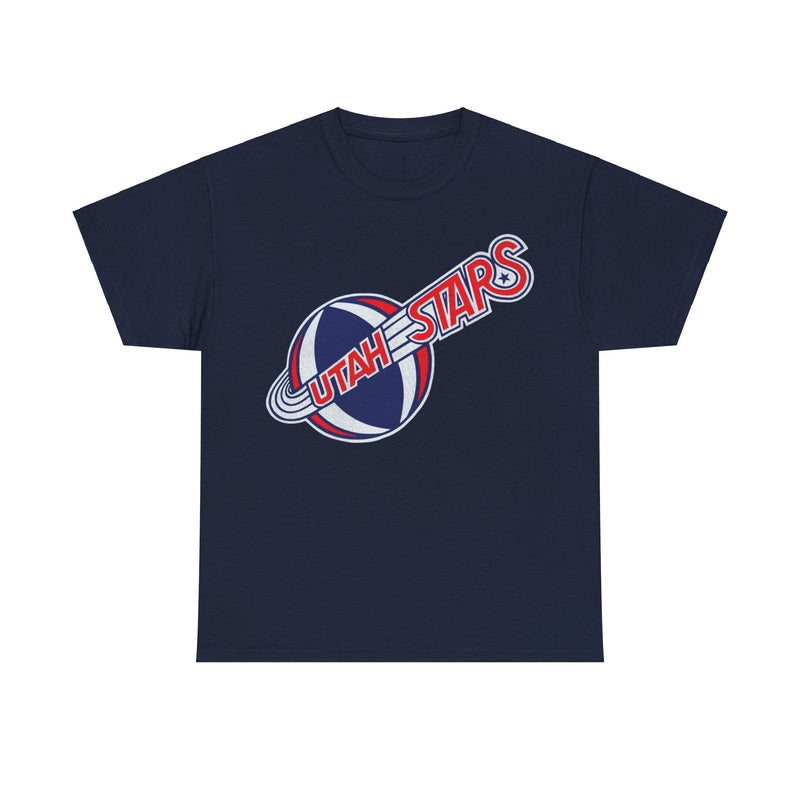 Load image into Gallery viewer, Utah Stars Basketball Retro Logo Team T-shirt
