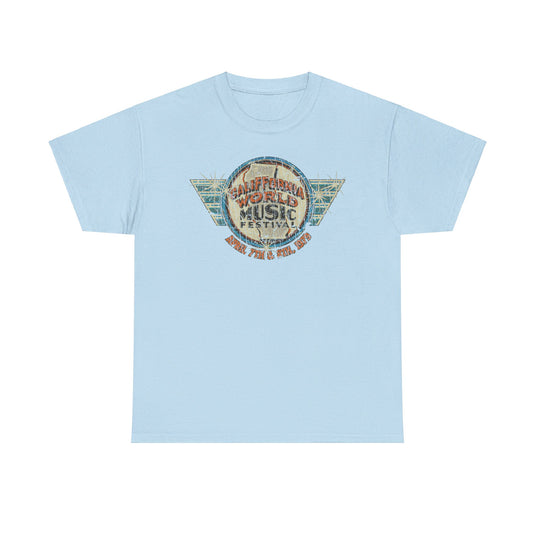 CaliFFornia World Music Festival 1979 Nostalgic T-shirt