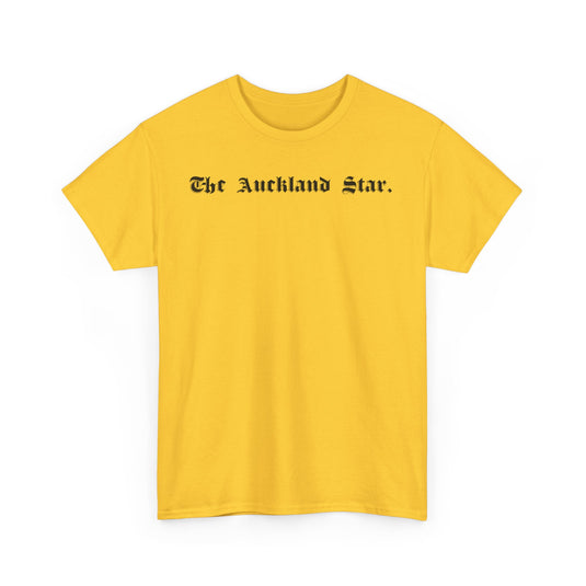 The Auckland Star Vintage Newspaper Logo New Zealand T-Shirt