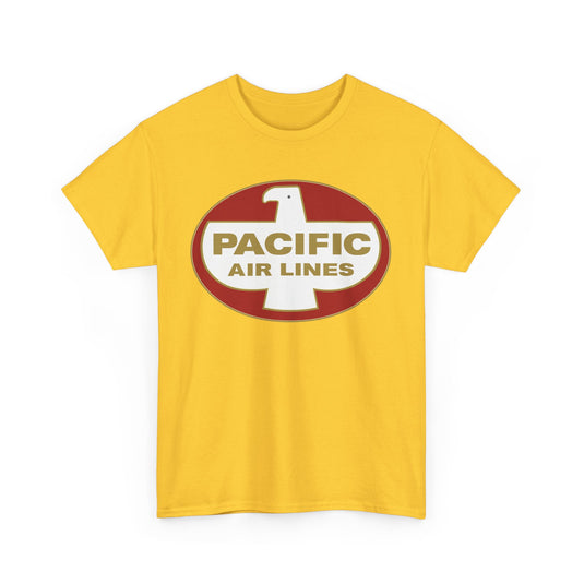Pacific Air Lines Eagle Shield Logo Vintage West Coast Aviation T-shirt