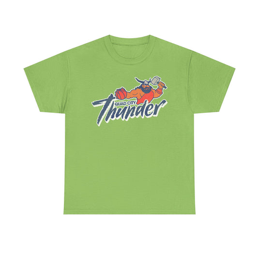 Quad City Thunder Basketball Team Nostalgic Retro T-shirt