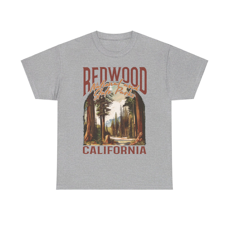 Load image into Gallery viewer, Redwood National Park California Poster Print T-shirt
