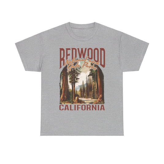 Redwood National Park California Poster Print T-shirt