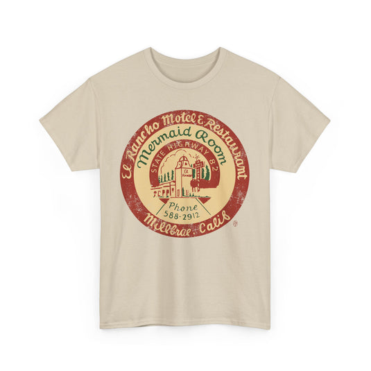 El Rancho Motel and Restaurant 1948 Millbrae California Restaurant T-shirt