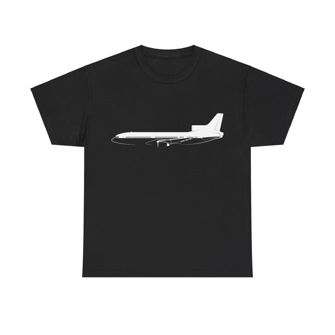 Lockheed L-1011 TriStar Silhouette Airplane T-shirt