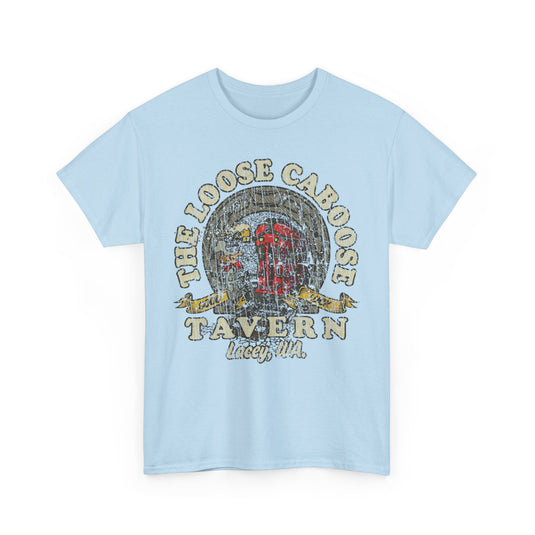 The Loose Caboose Tavern 1967 Lacey Washington Bar Restaurant T-shirt