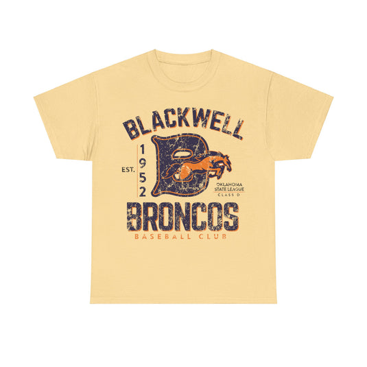 Blackwell Broncos Est 1952 Oklahoma Baseball T-shirt