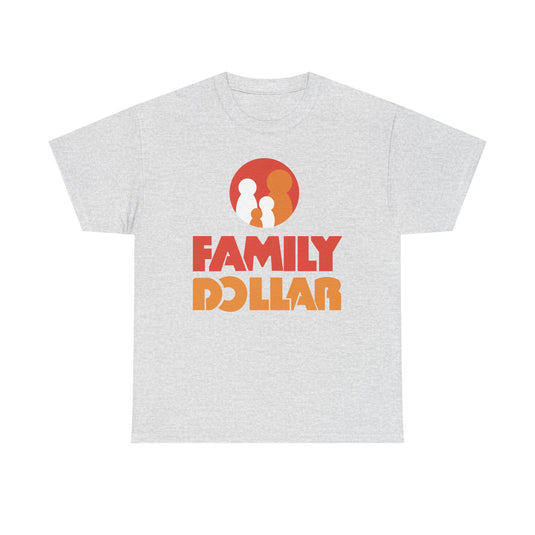 Family Dollar T-Shirt Discount Retail Store Vintage Logo Tee
