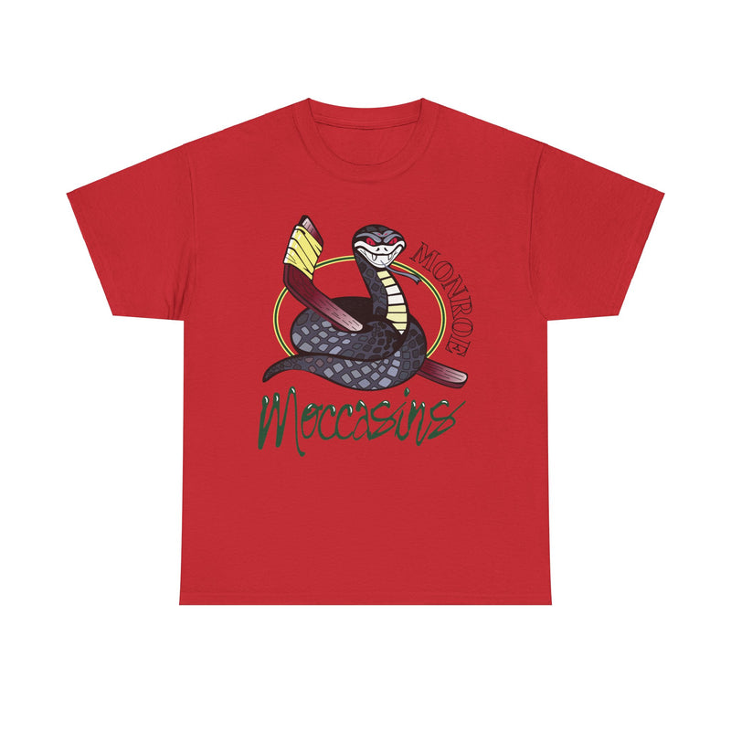 Load image into Gallery viewer, Monroe Moccasins Louisiana Hockey 1997-2001 T-shirt
