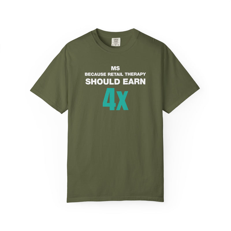 Load image into Gallery viewer, Manufactured Spend 4x Credit Card Points Miles Travel Teal T-shirt
