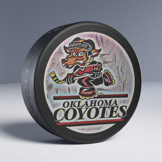 Oklahoma Coyotes Roller Hockey Puck