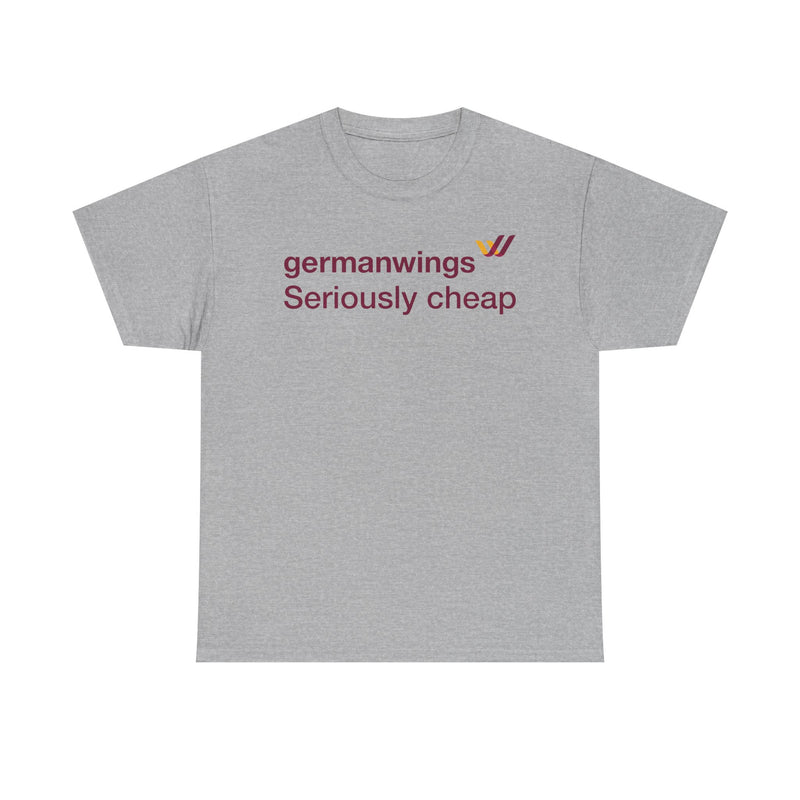 Load image into Gallery viewer, Germanwings Seriously Cheap Lufthansa Subsidiary Vintage Logo T-shirt
