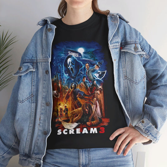 Scream 3 Horror Movie T-shirt