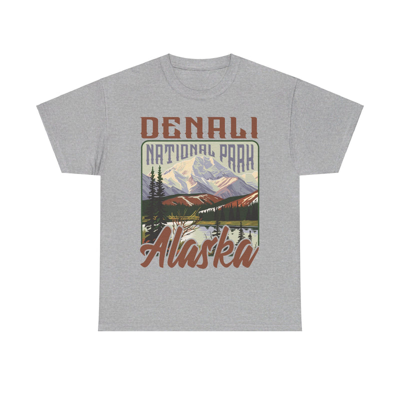 Load image into Gallery viewer, Denali National Park Alaska Poster Print T-shirt
