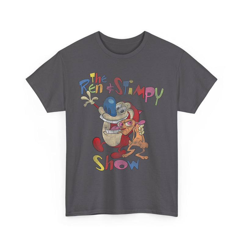 Load image into Gallery viewer, Ren Stimpy Logo Animated TV Show T-shirt
