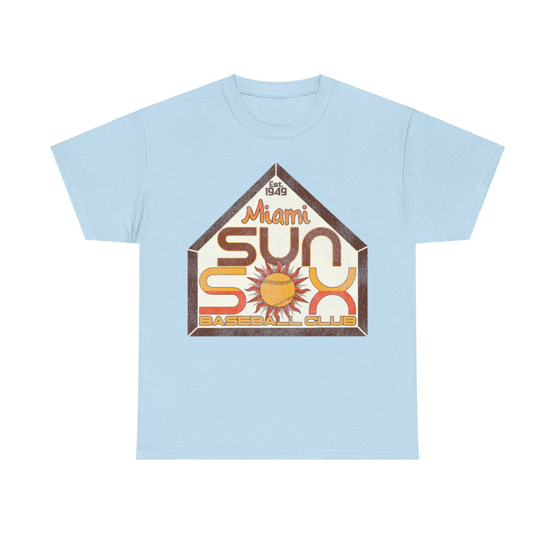 Load image into Gallery viewer, Miami Sun Sox Nostalgic Retro Baseball Team T-shirt
