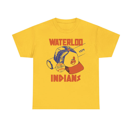 Waterloo Indians Baseball 1977-1988 Iowa T-shirt