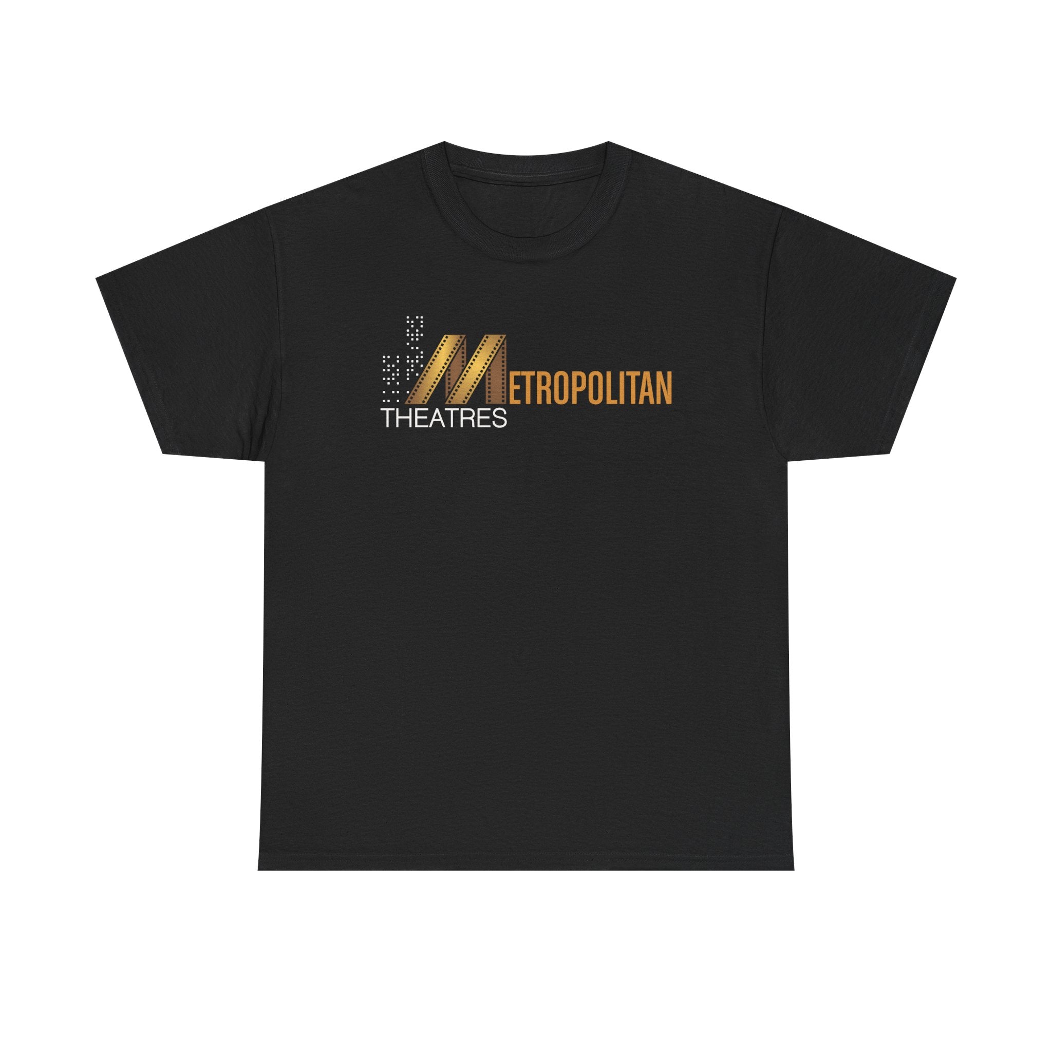 Metropolitan Theaters Film Strip Logo T-Shirt Movie Cinema Tee ...