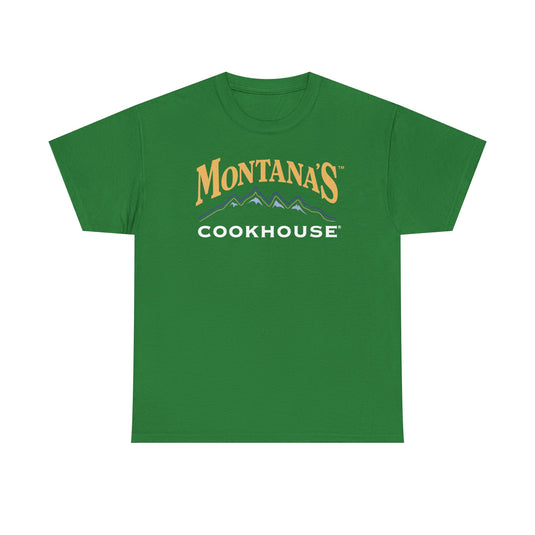 Montana's Cookhouse T-Shirt - Restaurant Industry Defunct Logo Tee