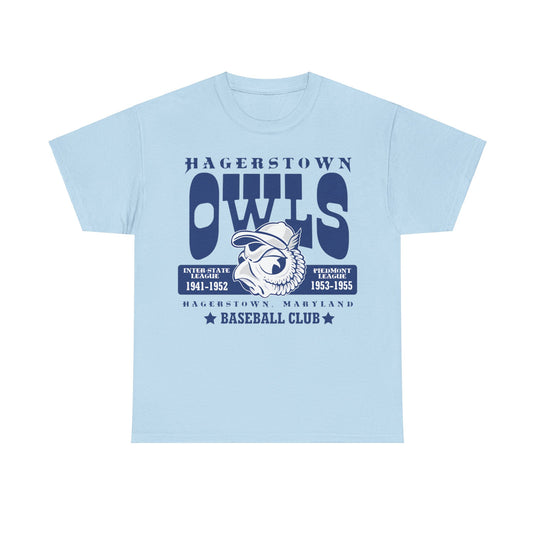 Hagerstown Owls Maryland Baseball T-shirt