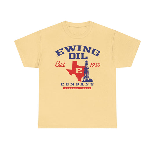 Ewing Oil Company Est 1930 Dallas Texas TV Show T-shirt