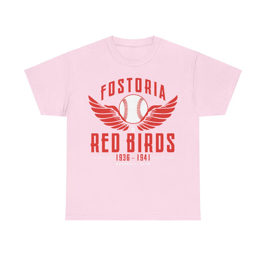 Fostoria Red Birds Est 1936 Ohio Baseball T-shirt