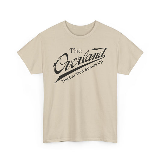 Overland The Car That Stands Up Classic Script Logo T-shirt