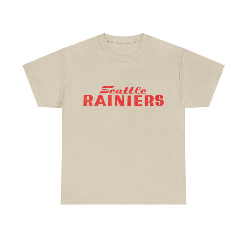 Load image into Gallery viewer, Seattle Rainiers Red Logo Nostalgic Retro Baseball Team T-shirt
