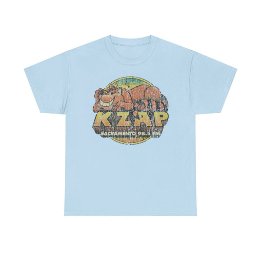 KZAP Sacramento 98.5 FM California Radio Station T-shirt