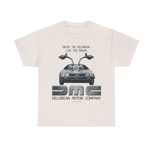 Delorean Motor Company Nostalgic Retro Logo Car T-shirt