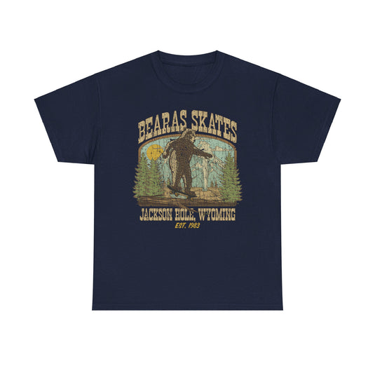 Bearas Skates Est 1983 Jackson Hole Wyoming T-shirt