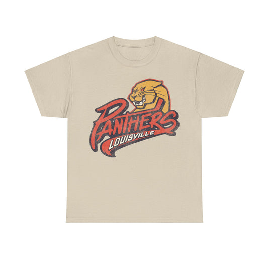 Louisville Panthers Hockey Team Nostalgic Logo T-shirt