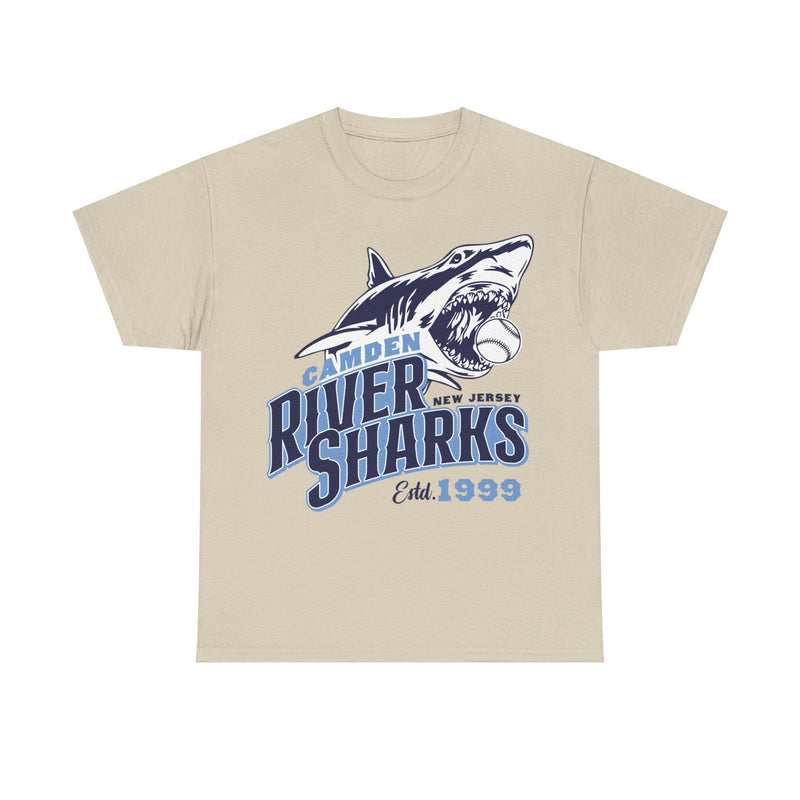 Load image into Gallery viewer, Camden Riversharks Est 1999 New Jersey Baseball Team T-shirt
