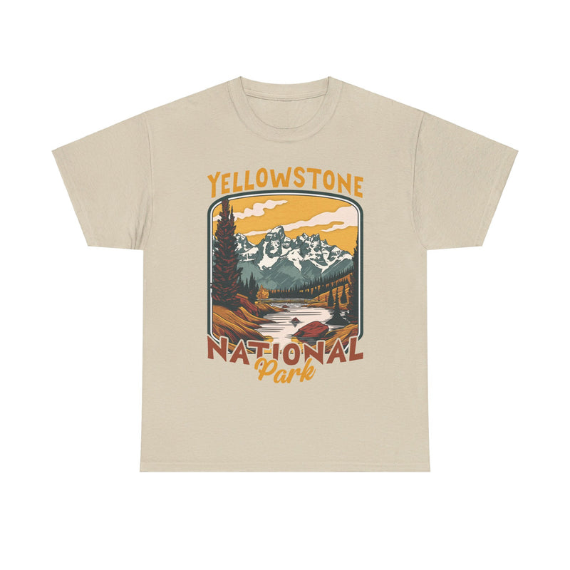 Load image into Gallery viewer, Yellowstone National Park Wyoming Poster Print T-shirt
