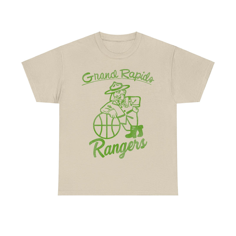 Load image into Gallery viewer, Grand Rapids Rangers Basketball Team Nostalgic Logo T-shirt
