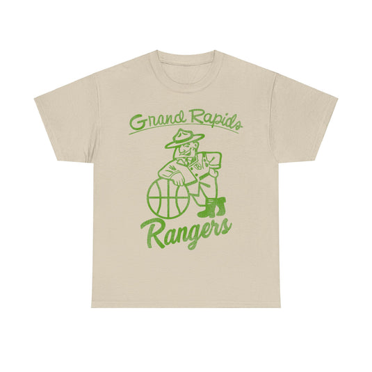 Grand Rapids Rangers Basketball Team Nostalgic Logo T-shirt