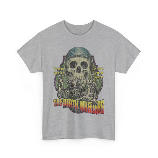 The Death Wheelers 1973 Horror Action Bike Gang Movie T-shirt
