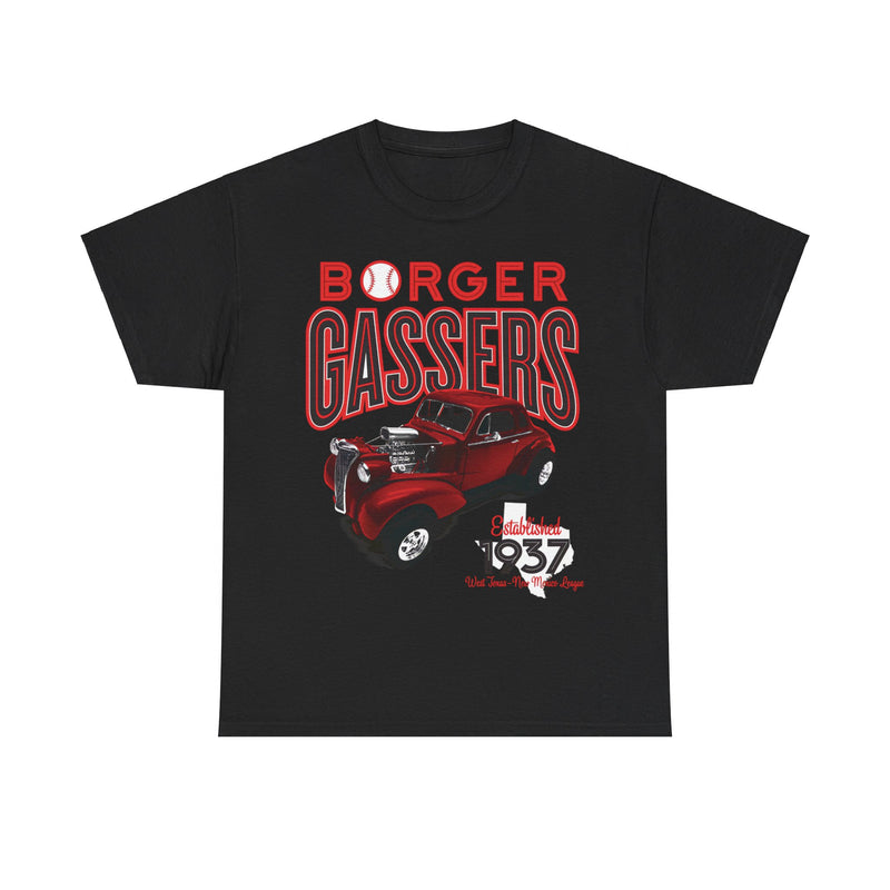 Load image into Gallery viewer, Borger Gassers Est 1937 Texas Baseball T-shirt
