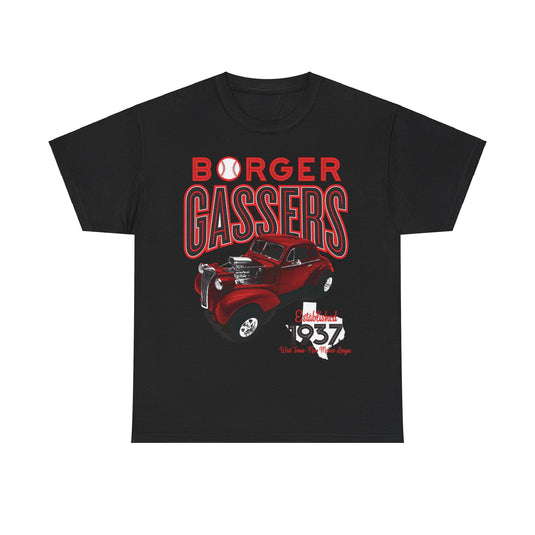 Borger Gassers Est 1937 Texas Baseball T-shirt