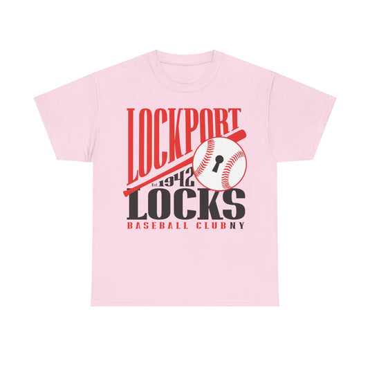 Lockport Locks Est 1942 New York Baseball T-shirt