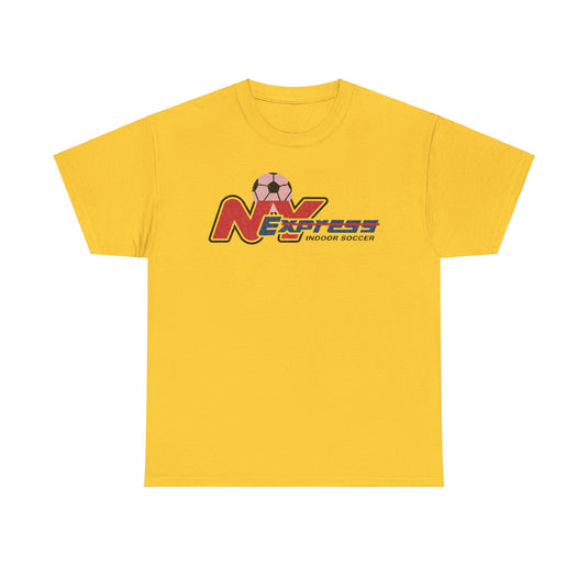 New York Express Major Indoor Soccer League 1986-1987 T-shirt
