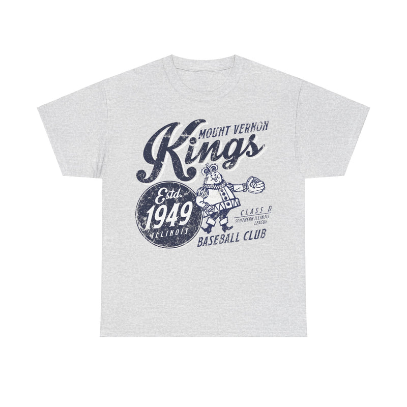 Load image into Gallery viewer, Mount Vernon Kings Est 1949 Illinois Baseball T-shirt
