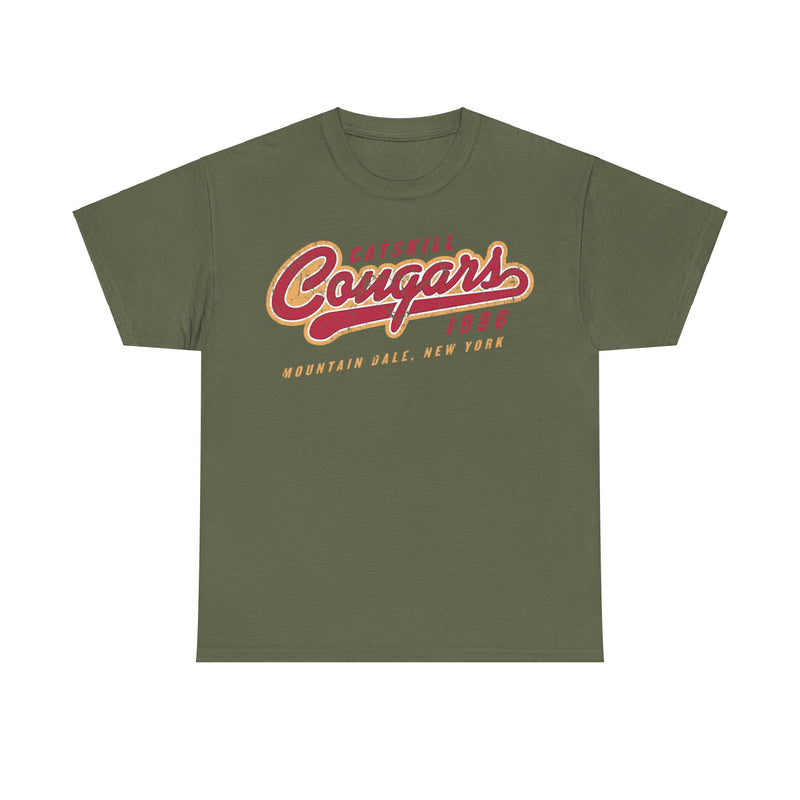 Load image into Gallery viewer, Catskill Cougars Est 1996 New York Baseball Team T-shirt
