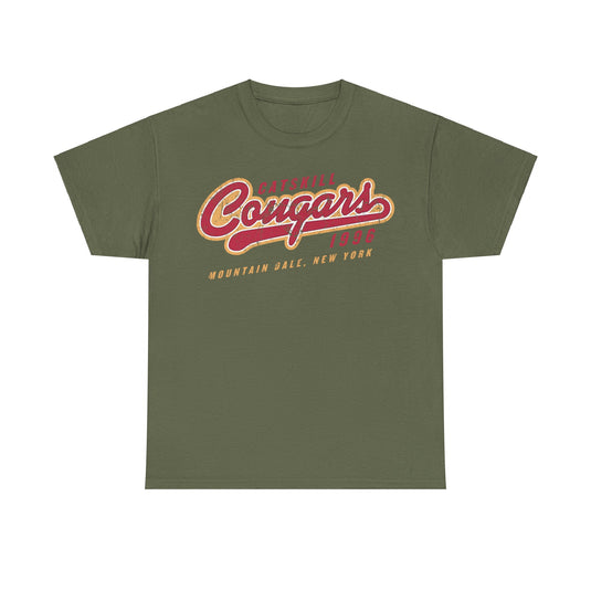 Catskill Cougars Est 1996 New York Baseball Team T-shirt