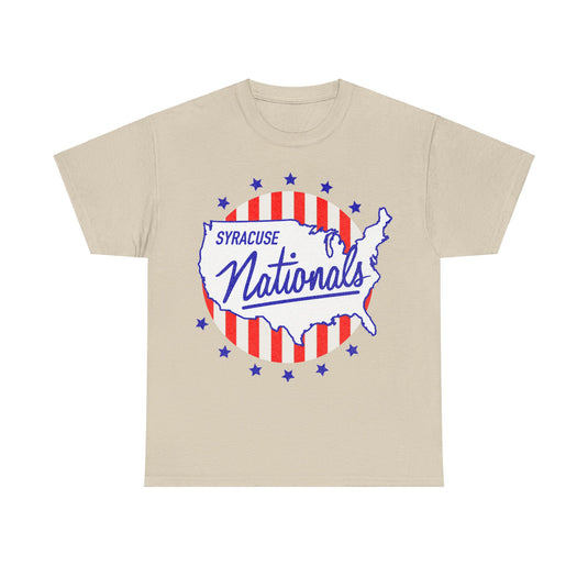 Syracuse Nationals NBL Basketball Nostalgic Retro T-shirt