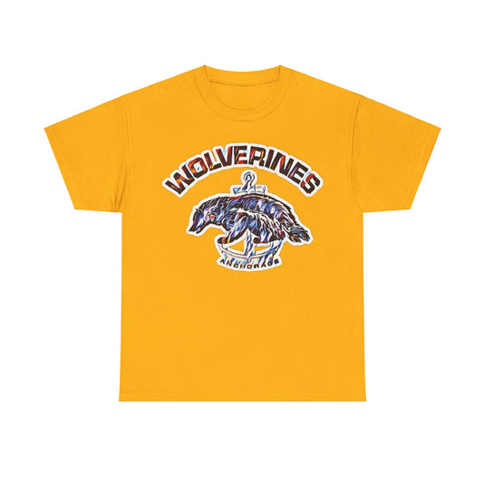 Anchorage Wolverines Alaska Hockey T-shirt