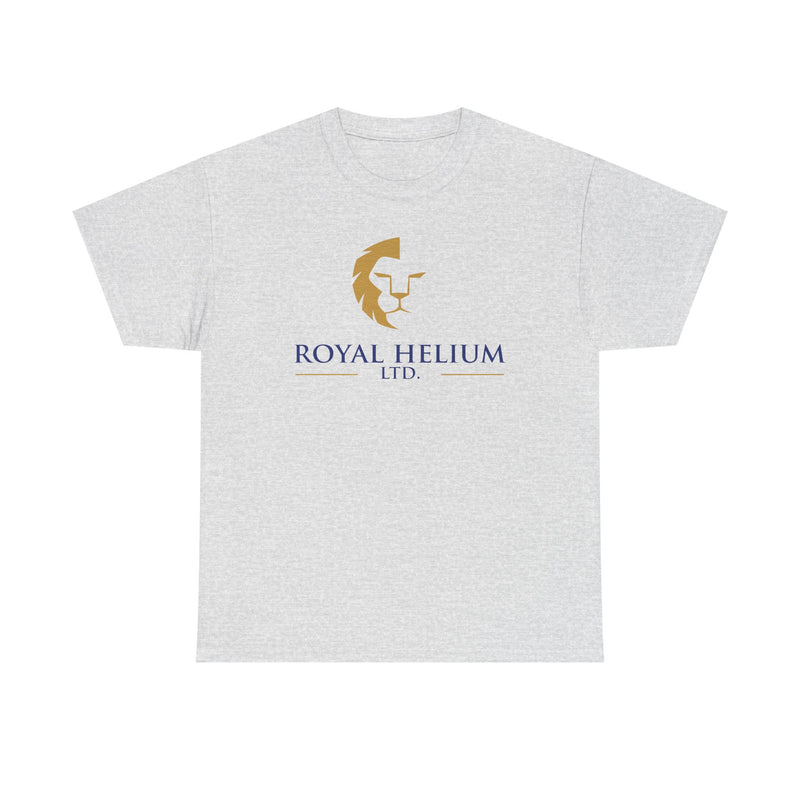 Load image into Gallery viewer, Royal Helium Ltd T-Shirt Bankrupt Helium Company Defunct Logo Tee
